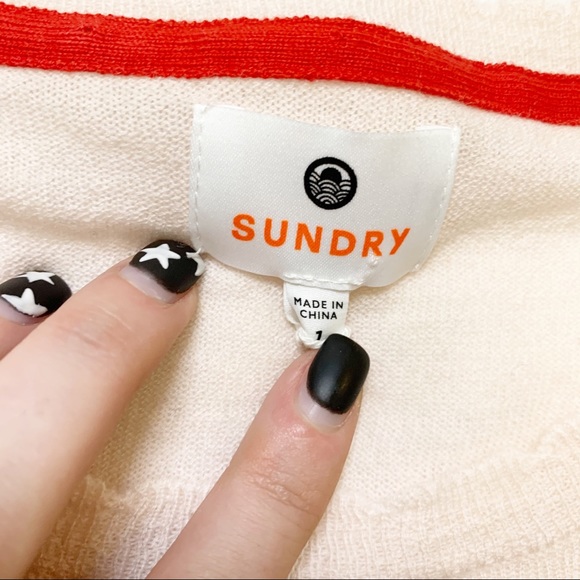 NEW • Sundry • Mother Lover Friend Sweater Pink - Picture 7 of 10